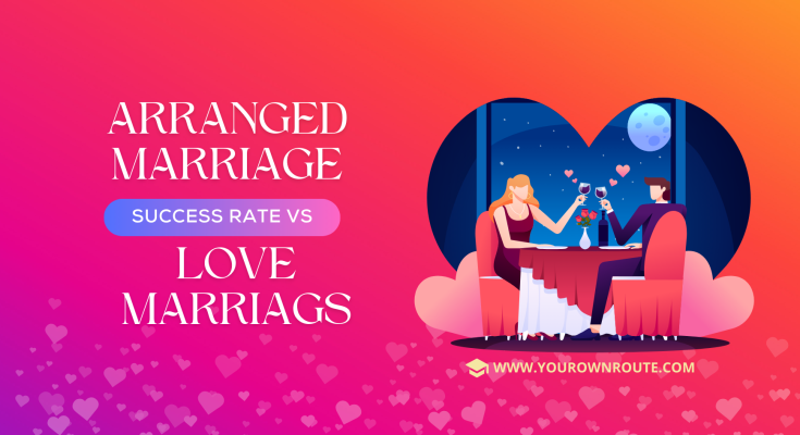 Love marriage vs arranged marriage, success ratio