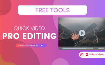 VIDEO EDITING TOOLS IN 2024